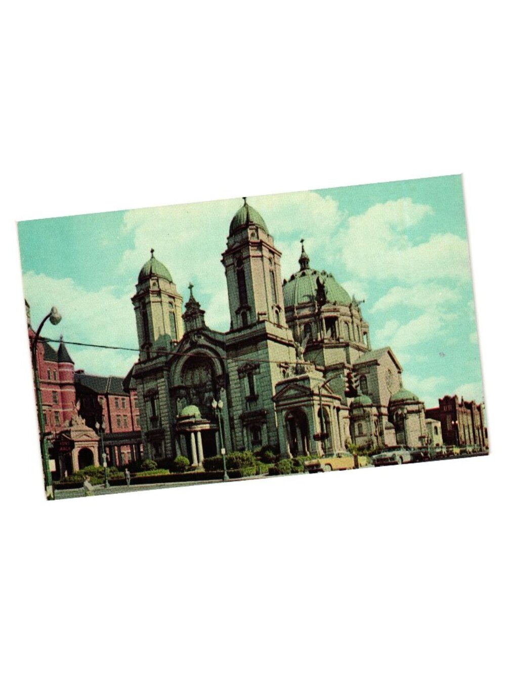 National Shrine Our Lady Victory Basilica Postcard Lackawanna New York Church